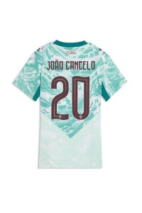Portugali Joao Cancelo #20 Jalkapallovaatteet Naisten Vieraspaita MM-kisat 2026 Lyhythihainen